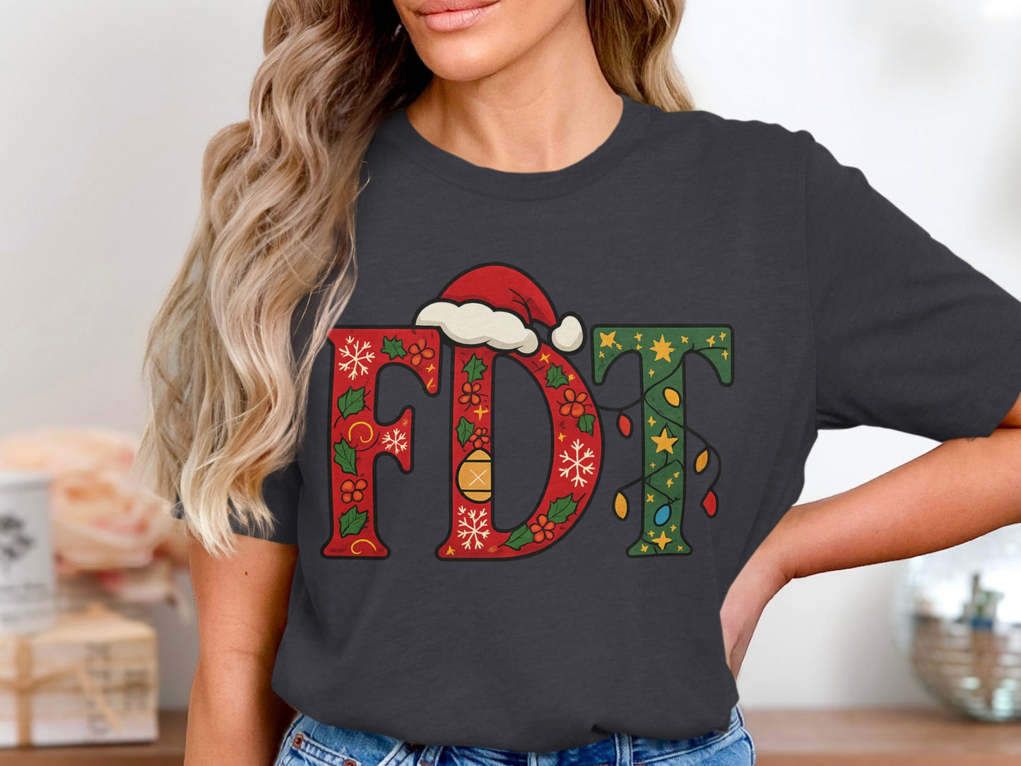 Colorful Festive FDT Graphic T-Shirt Design