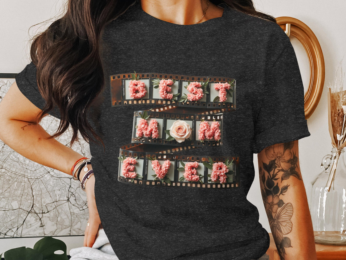 Best Mom Ever Text Design Tee product