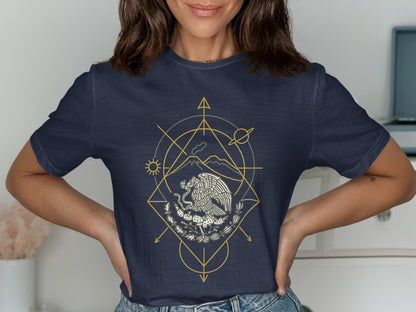 Geometric Bear Design Graphic T-Shirt product