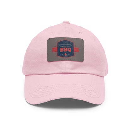 BBQ Dad Hat with Leather Patch - Perfect Gift for Grill Enthusiasts