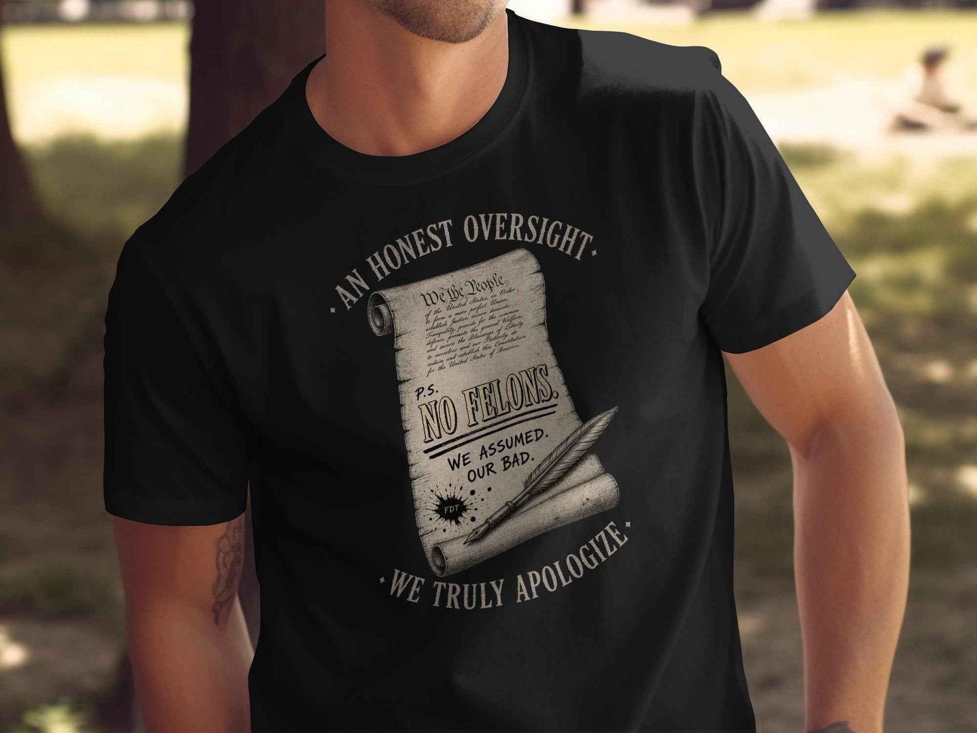 Honest Oversight: Constitutional Satire T-Shirt