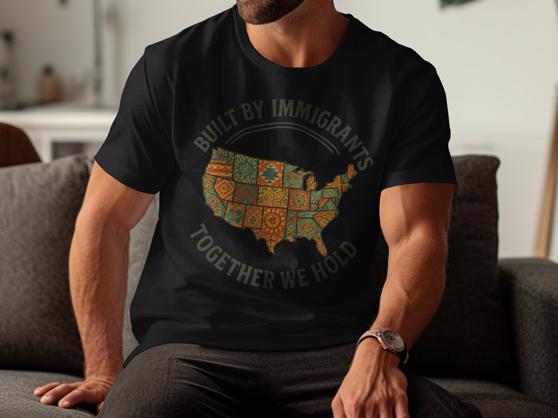 Built By Immigrants Together We Hold T-shirt product