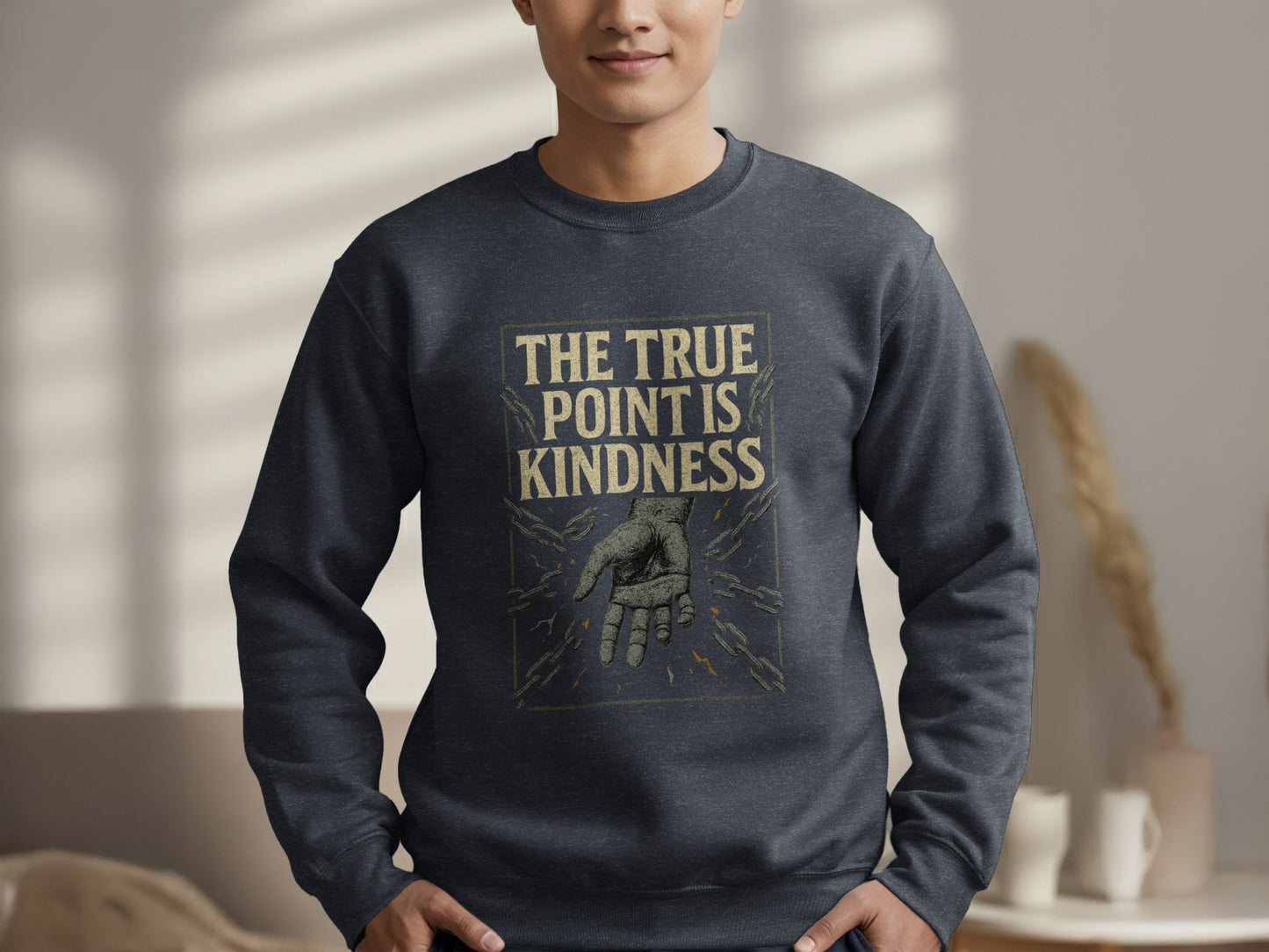 The True Point Is Kindness Graphic Sweatshirt product type