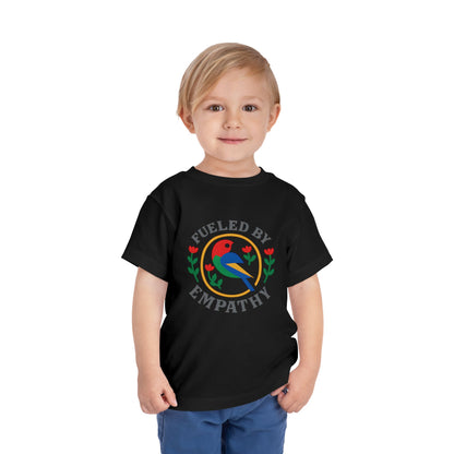 Empathy Bird Toddler Tee - Cute Short Sleeve Shirt for Kids, Gift for Birthdays, Encouraging Apparel, Toddler Fashion