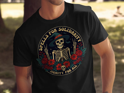 Spells For Solidarity Dignity For All Graphic T-Shirt