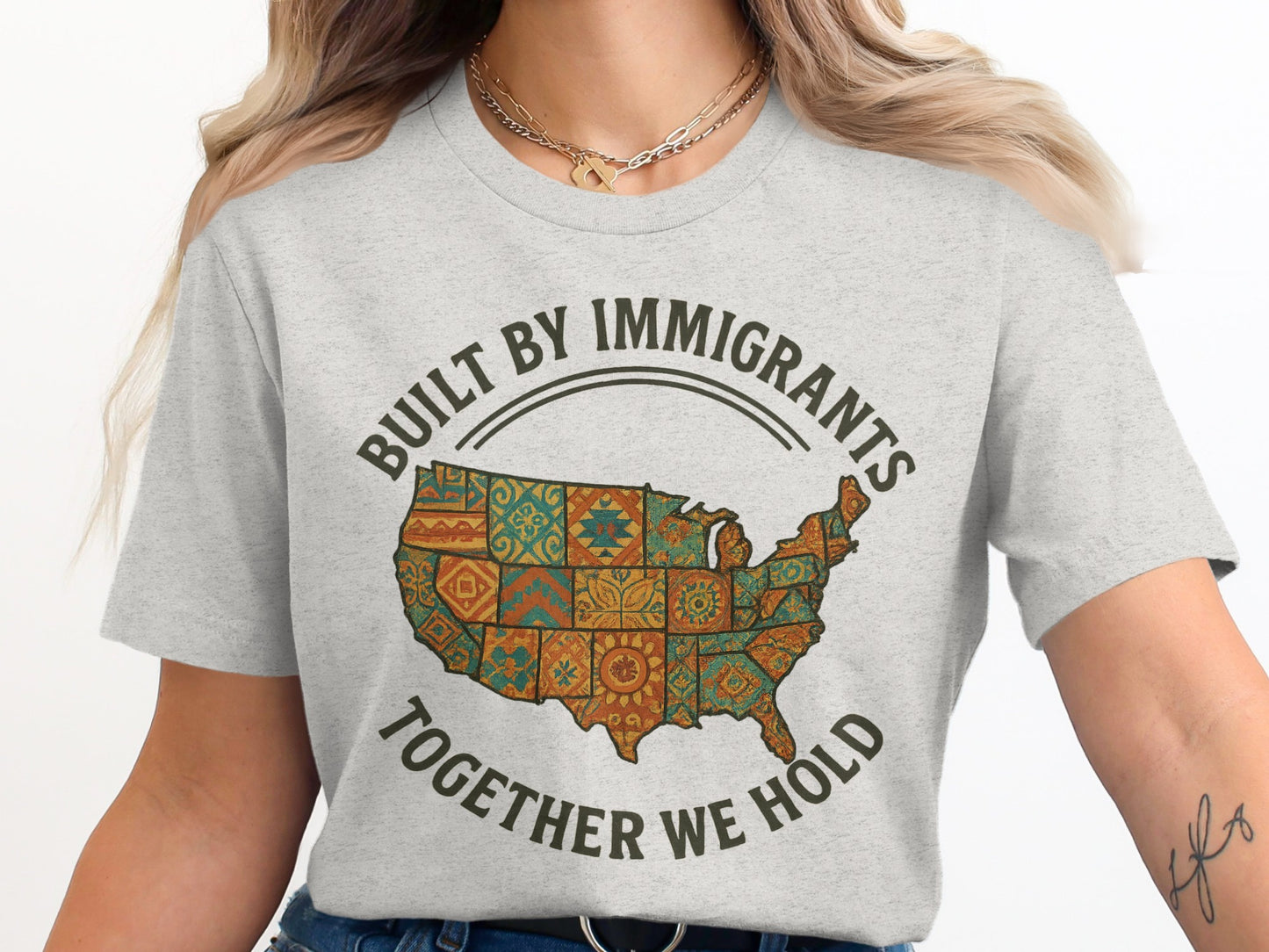 Built By Immigrants Together We Hold T-Shirt product type