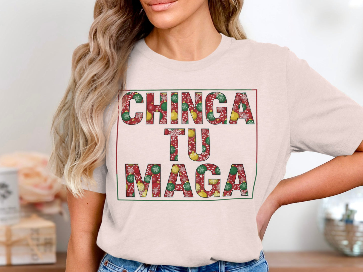 Chinga Tu Maga Statement Graphic Tee