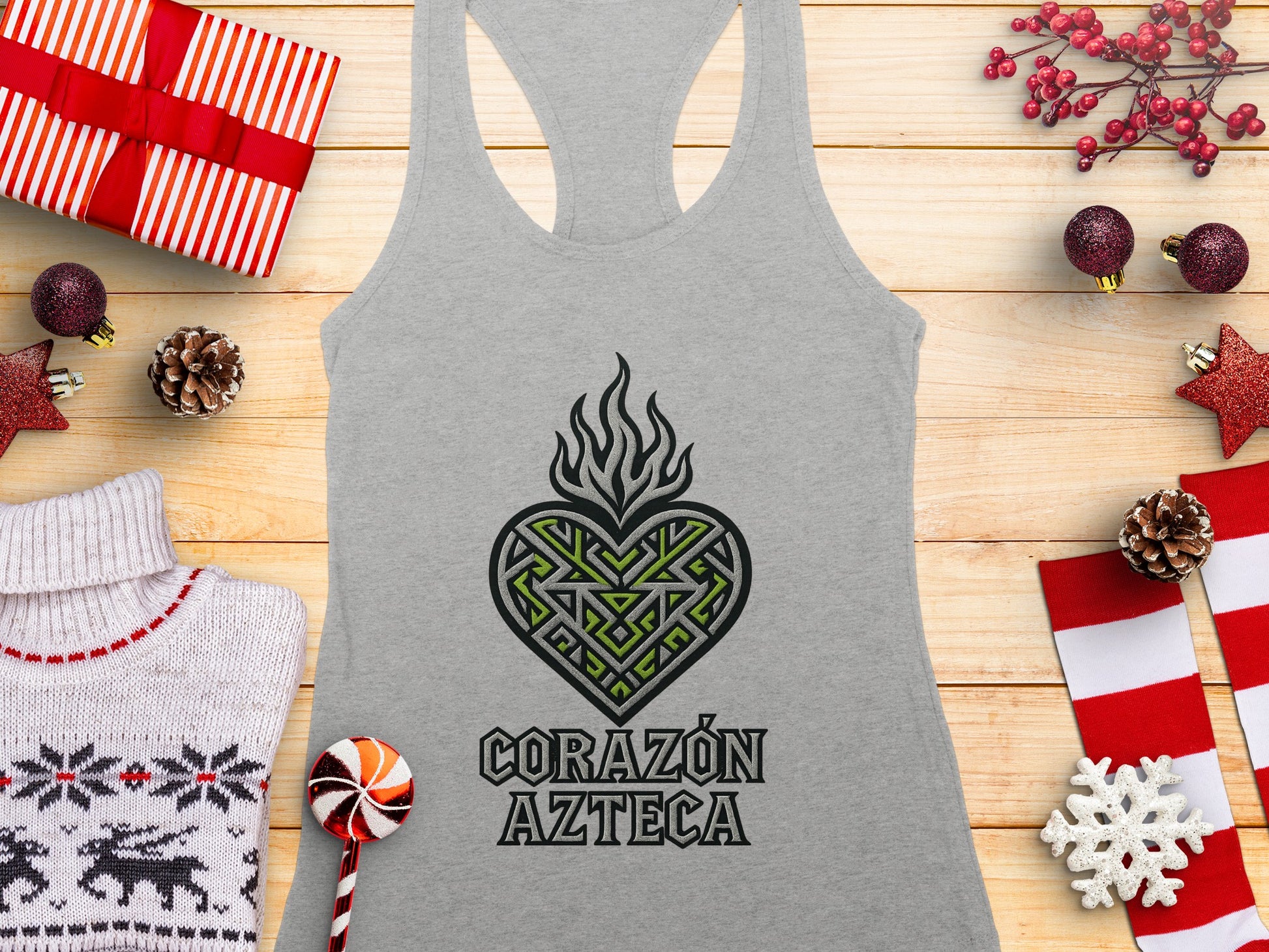 Corazón Azteca Graphic Women's Tank Top product