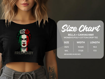 Frida Baby Graphic Women's Crop Tee product