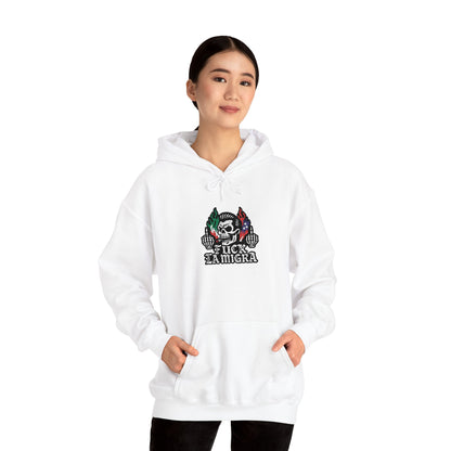 Fuck La Migra Embroidery Hoodie Anto Trump Hoodie Unisex Heavy Blend™ Hooded Sweatshirt