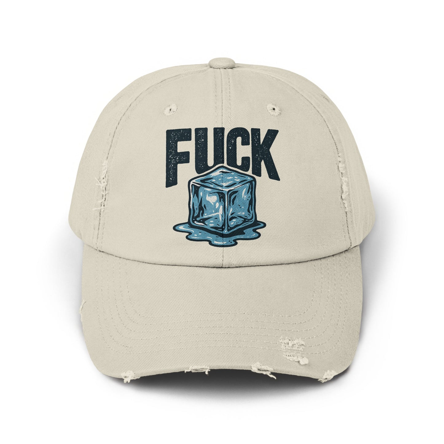 FUCK Ice Cube Distressed Dad Hat product type