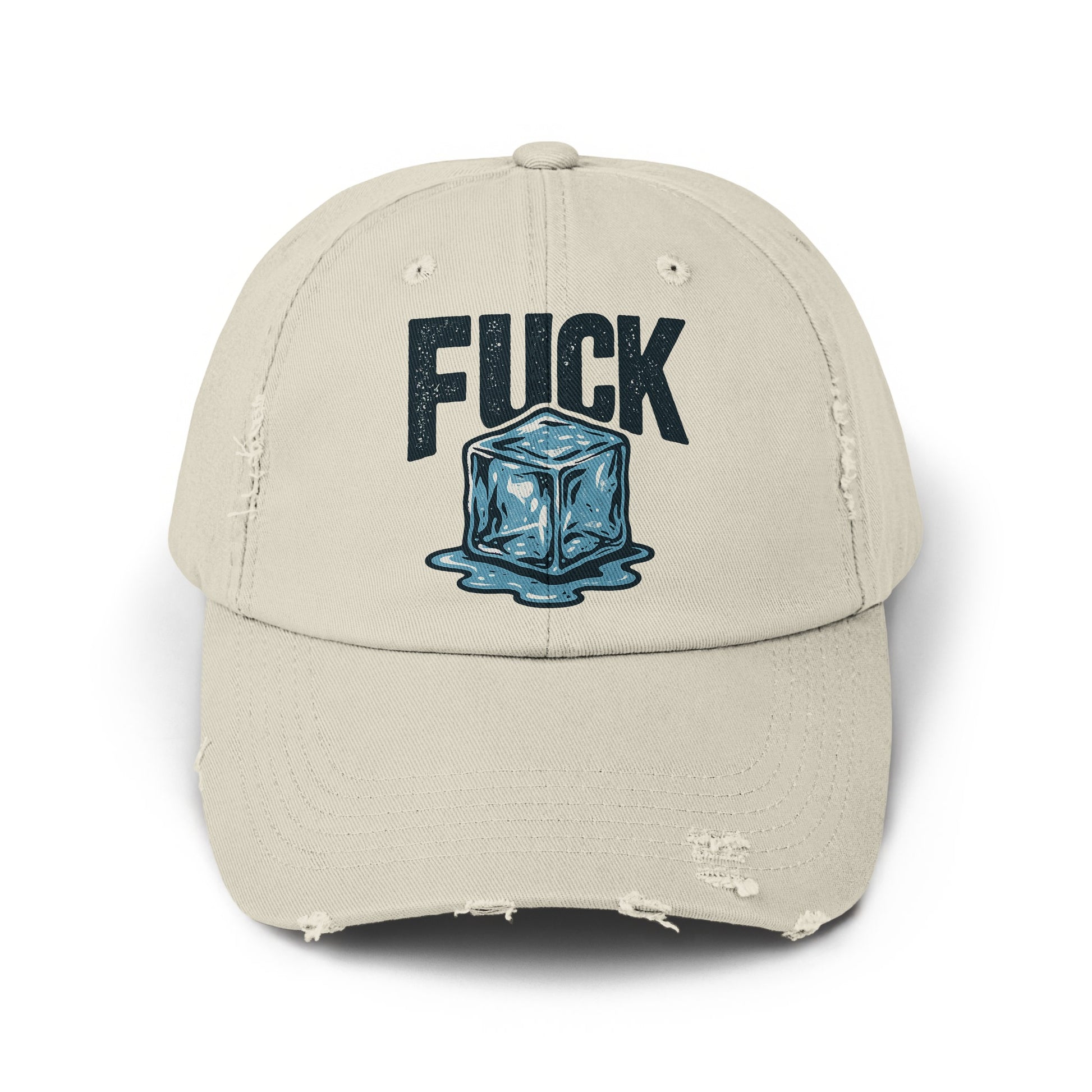 FUCK Ice Cube Distressed Dad Hat product type