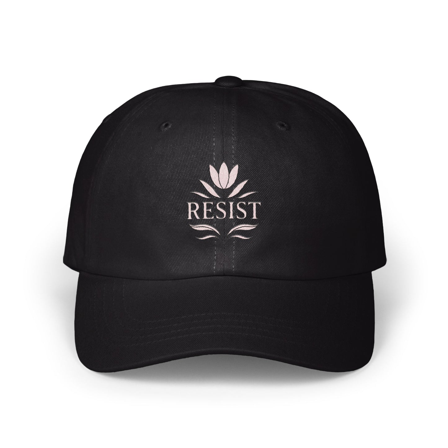 Resist Logo Embroidered Black Cap Hat product type