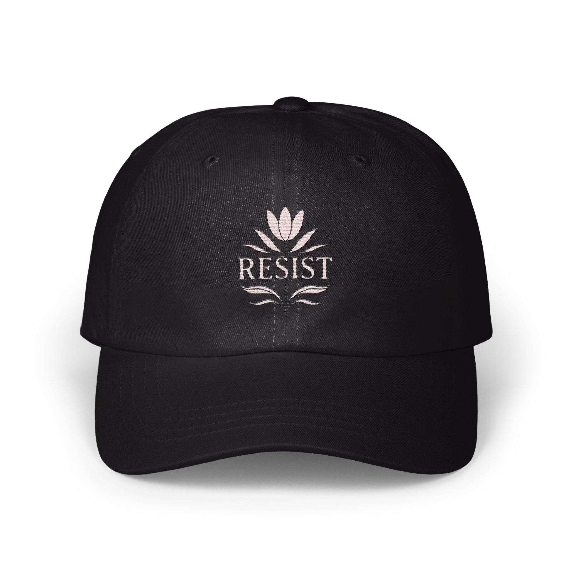 Resist Logo Embroidered Black Cap Hat product type