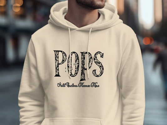 Pops Wild Western Themed Text Hoodie Product Type