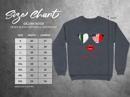 American Made Heart Flag Sweatshirt product type