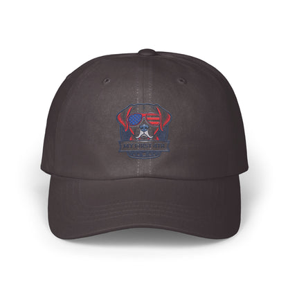 Patriotic Dog Embroidered Design Casual Cap product
