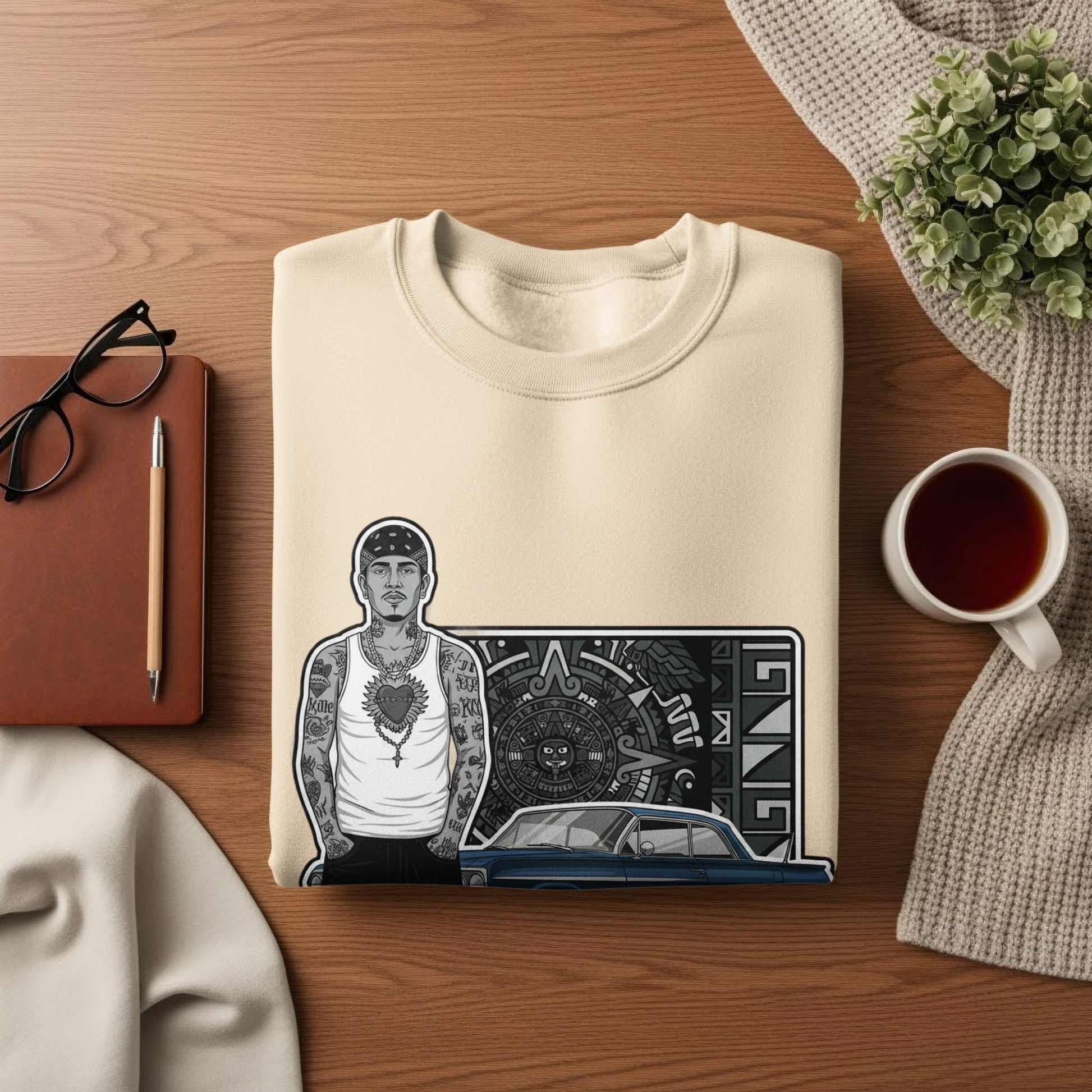 Stylish Graphic Crewneck Sweatshirt Featuring Unique Artwork
