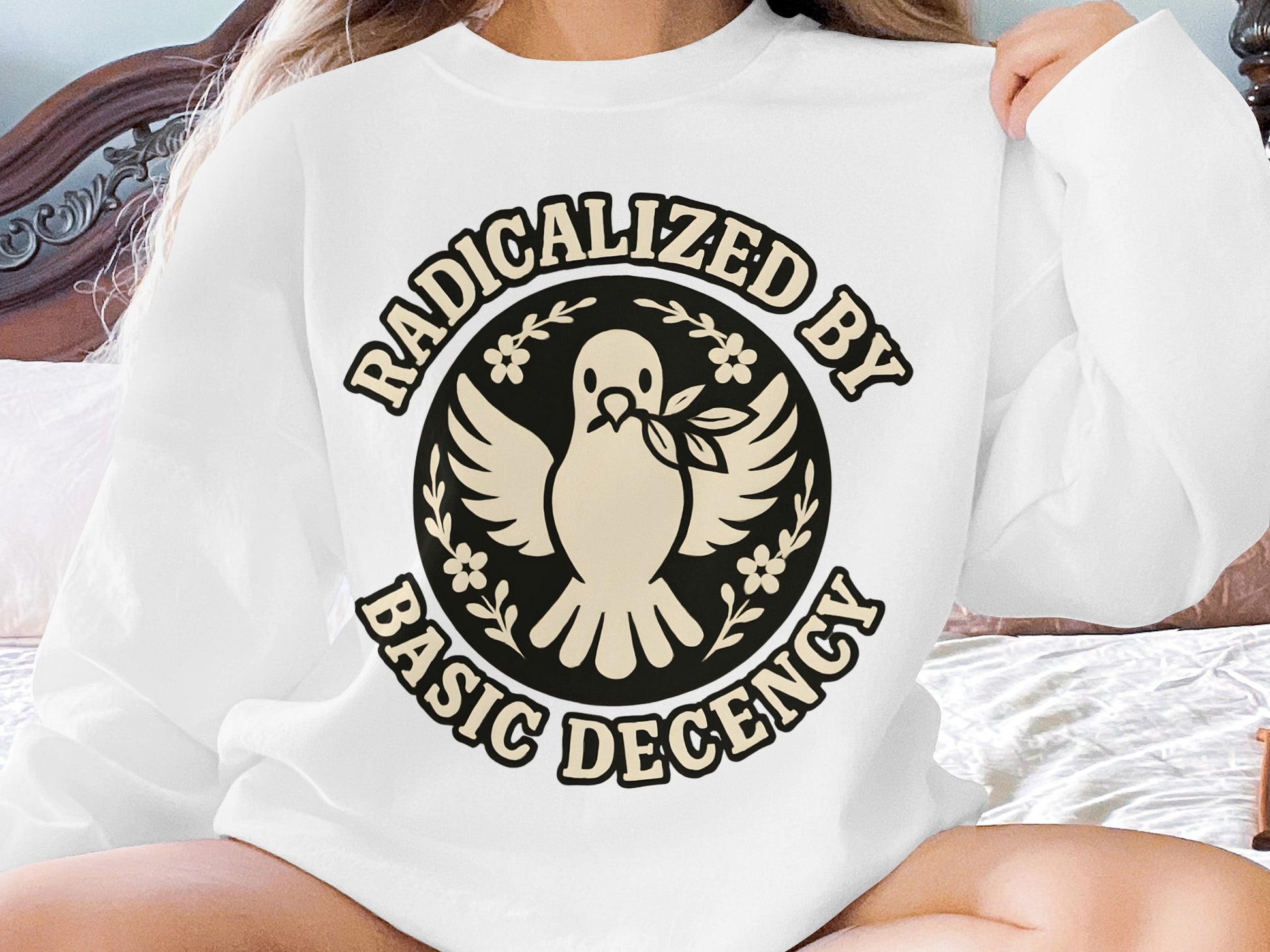Radicalized By Basic Decency Casual Shirt Product