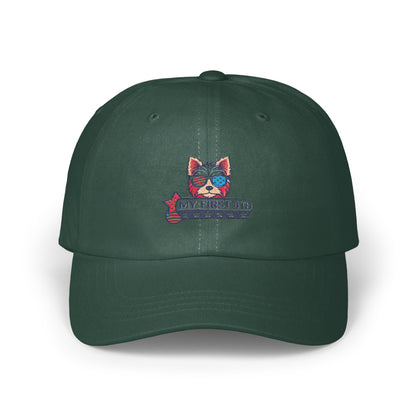 Unique Embroidered Cat Design Green Baseball Cap product type