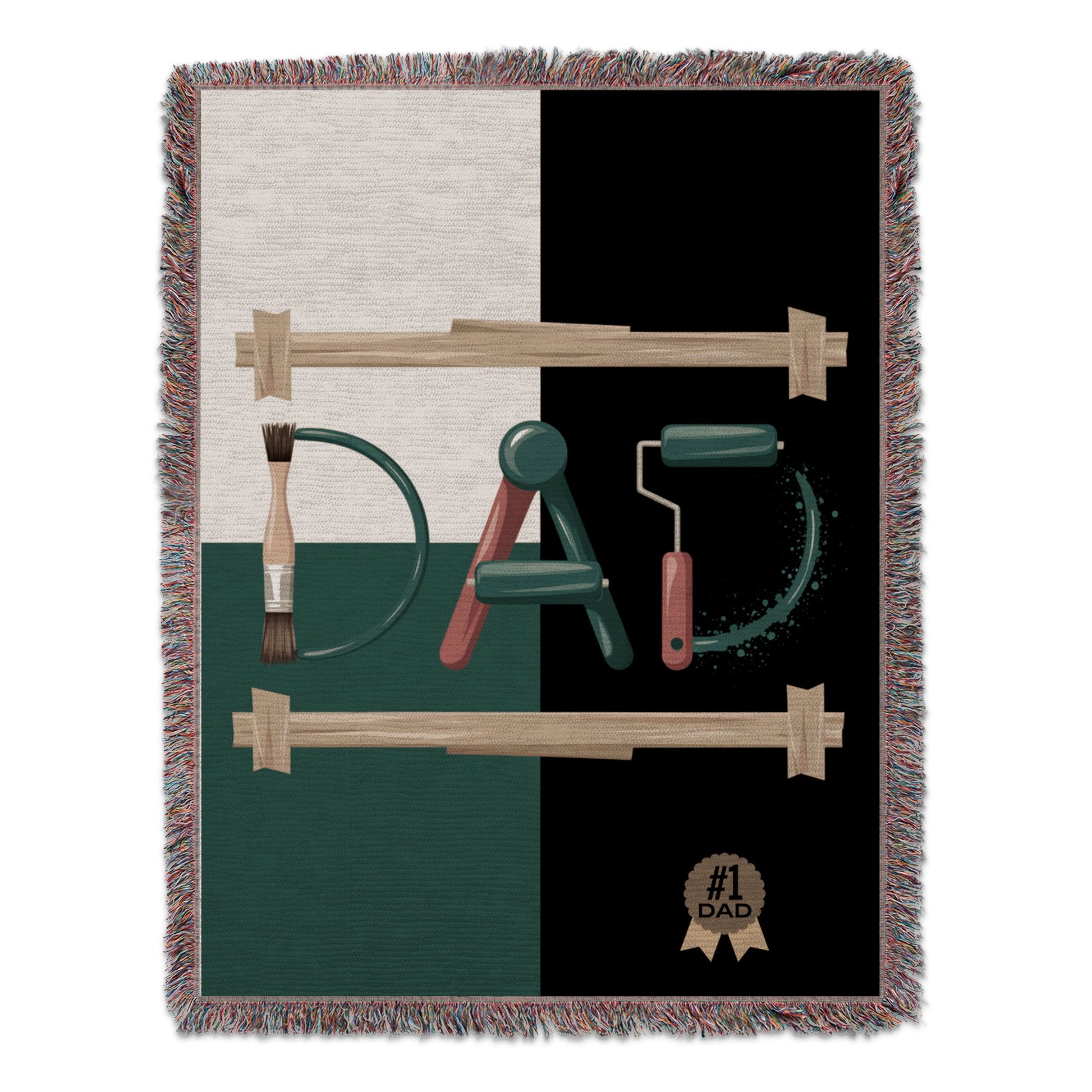 Unique Dad Art Tools Design Blanket Gift Product