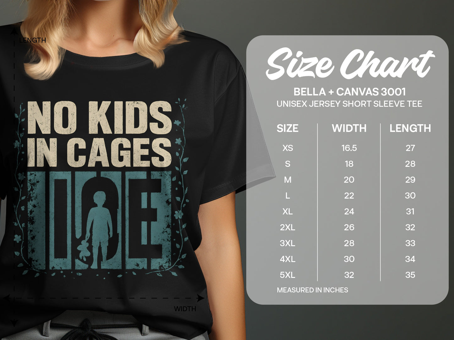 No Kids In Cages Graphic T-shirt product type