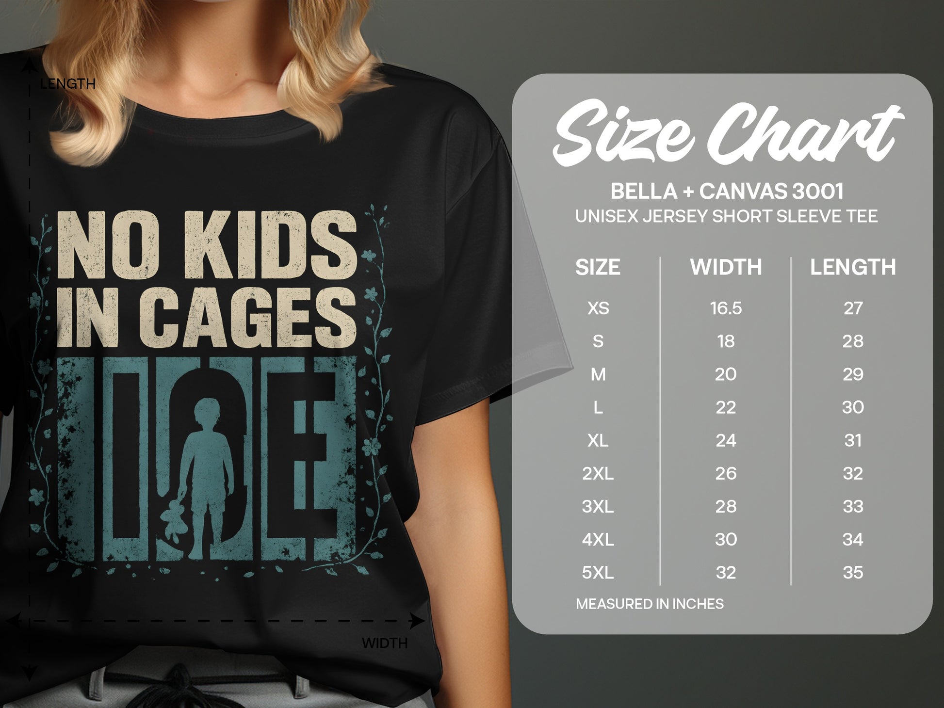No Kids In Cages Graphic T-shirt product type