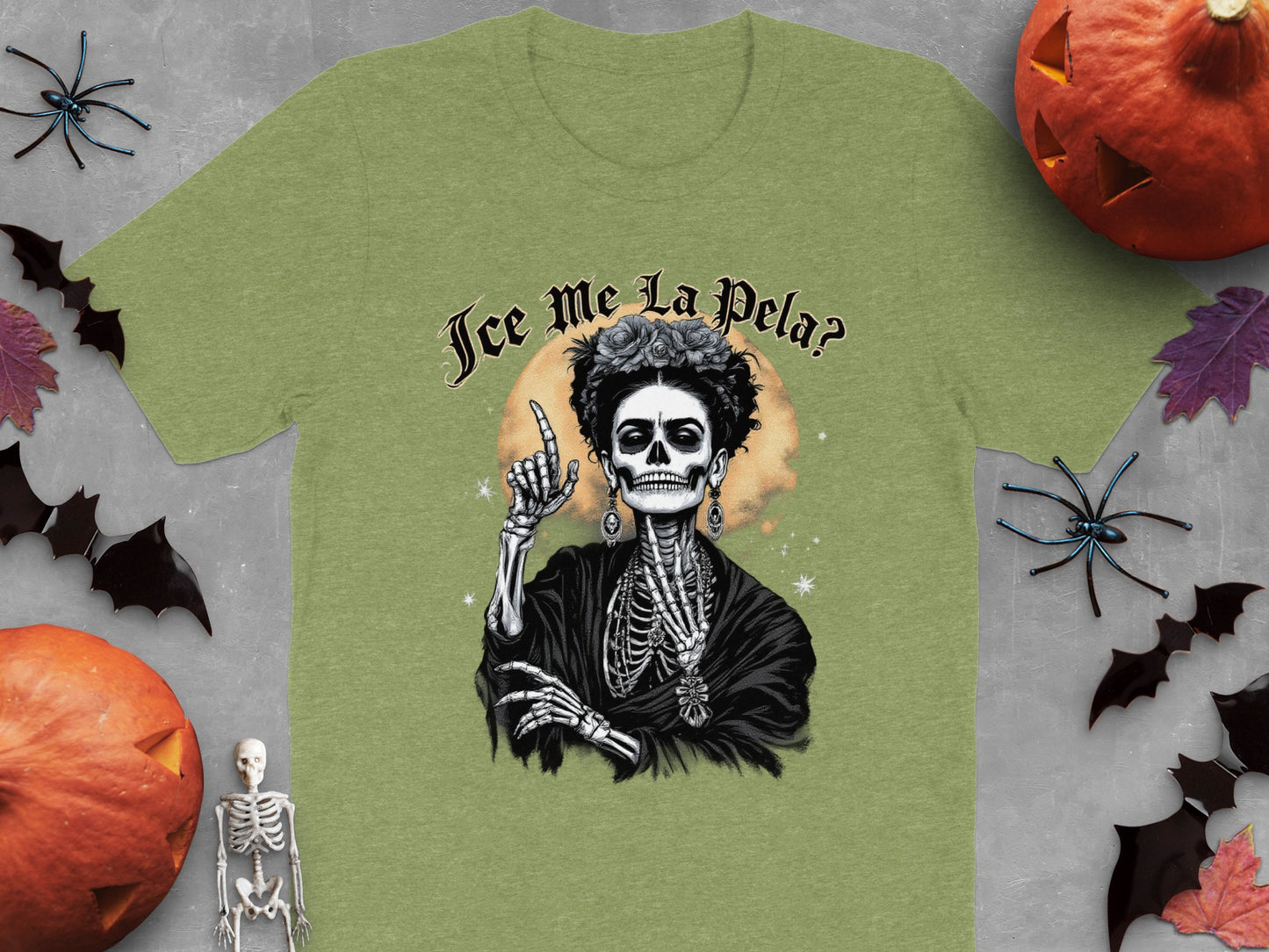 Ice Me La Pela Skeleton Art Graphic T-Shirt product