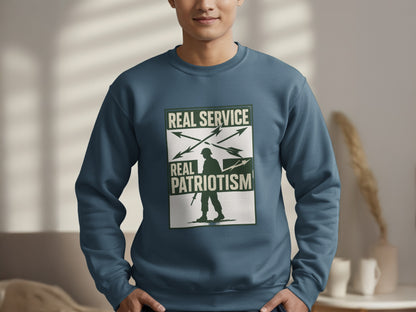 Real Service Real Patriotism Graphic Sweatshirt product