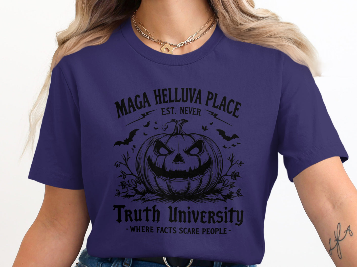 Maga Helluva Place Truth University Halloween product type