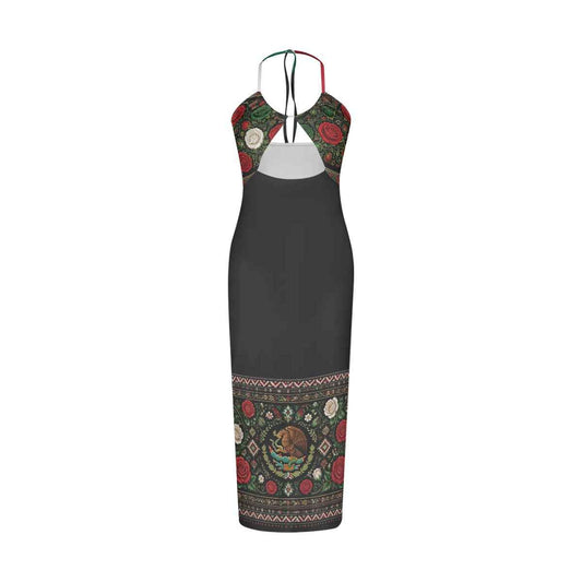 All-Over Print Women's Sexy Hollow Cami Dress