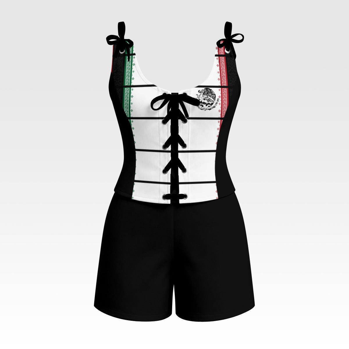 All-Over Print Shapewear Shorts Set