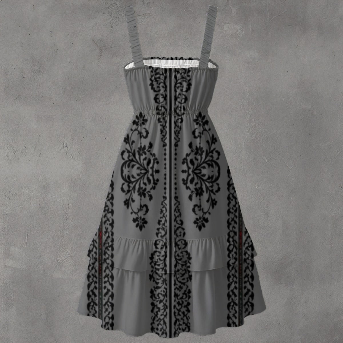 Traditional Mexican Dress All-Over Print Women‘s Ruffle Hem Dress