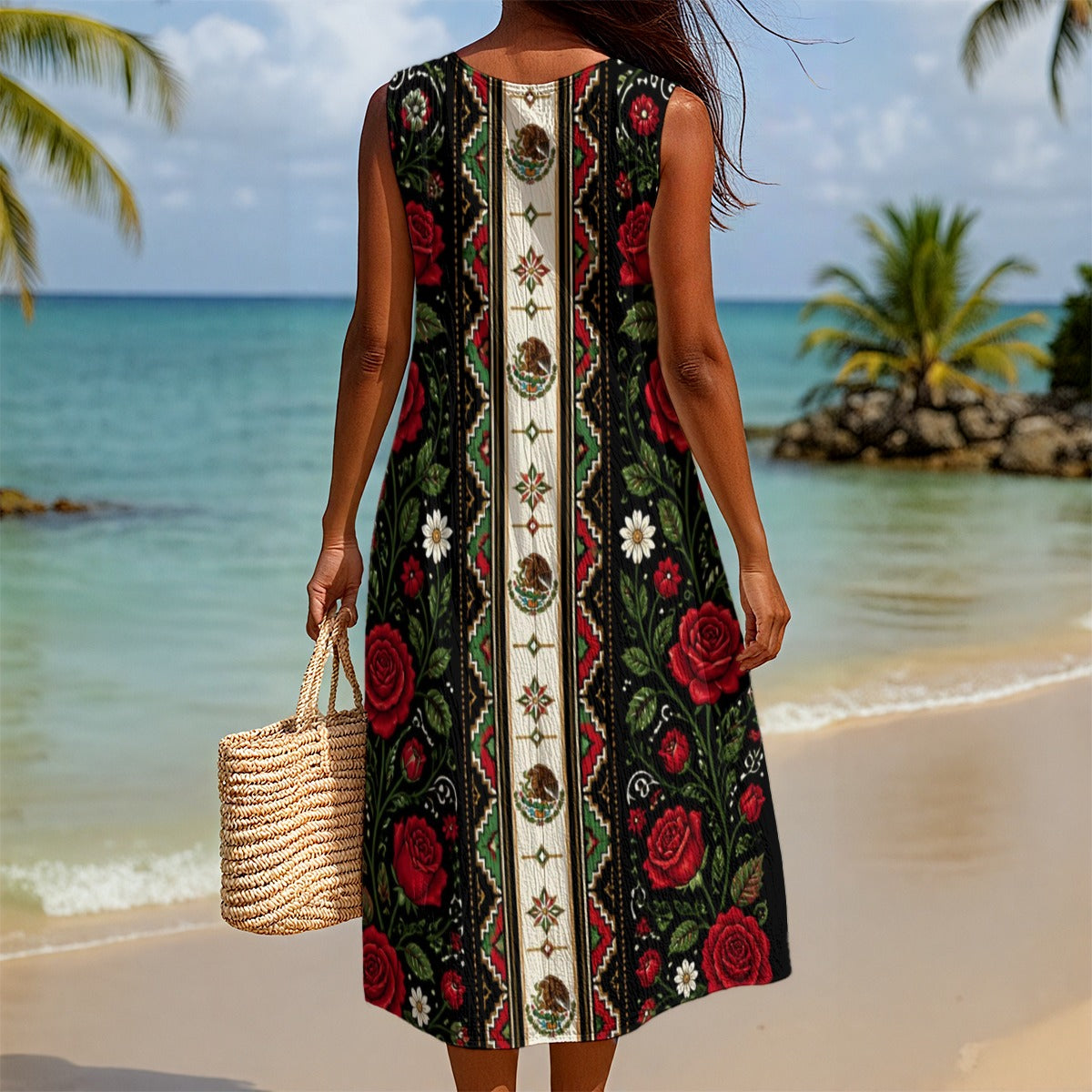 All-Over Print Women's Sleeveless Dress