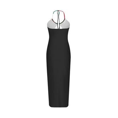All-Over Print Women's Sexy Hollow Cami Dress