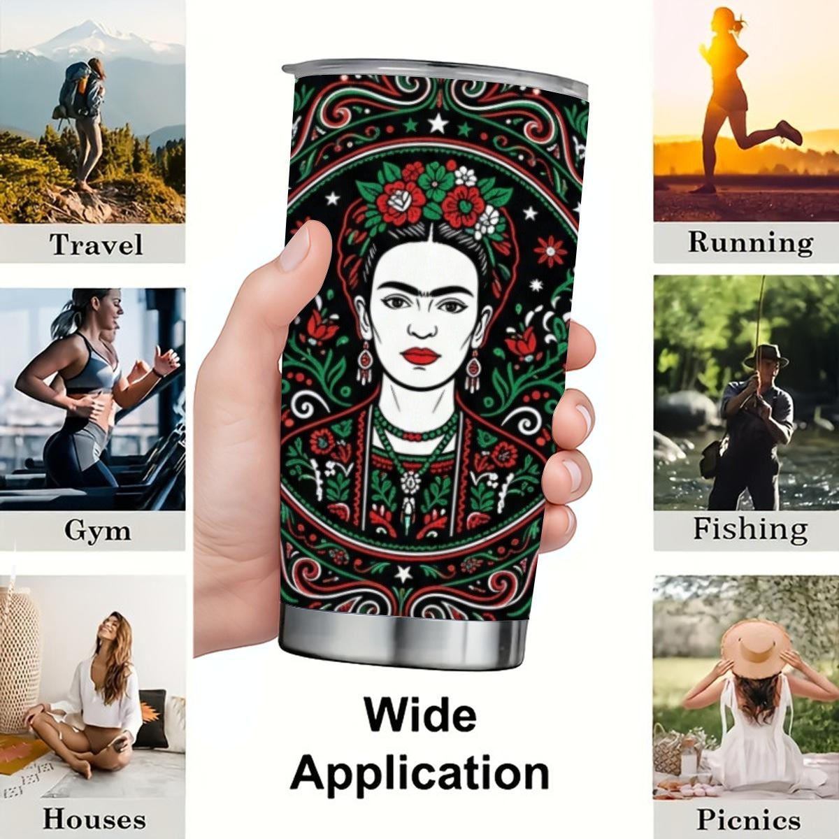Custom 20OZ Tumbler With Sliding Lid Printed in USA