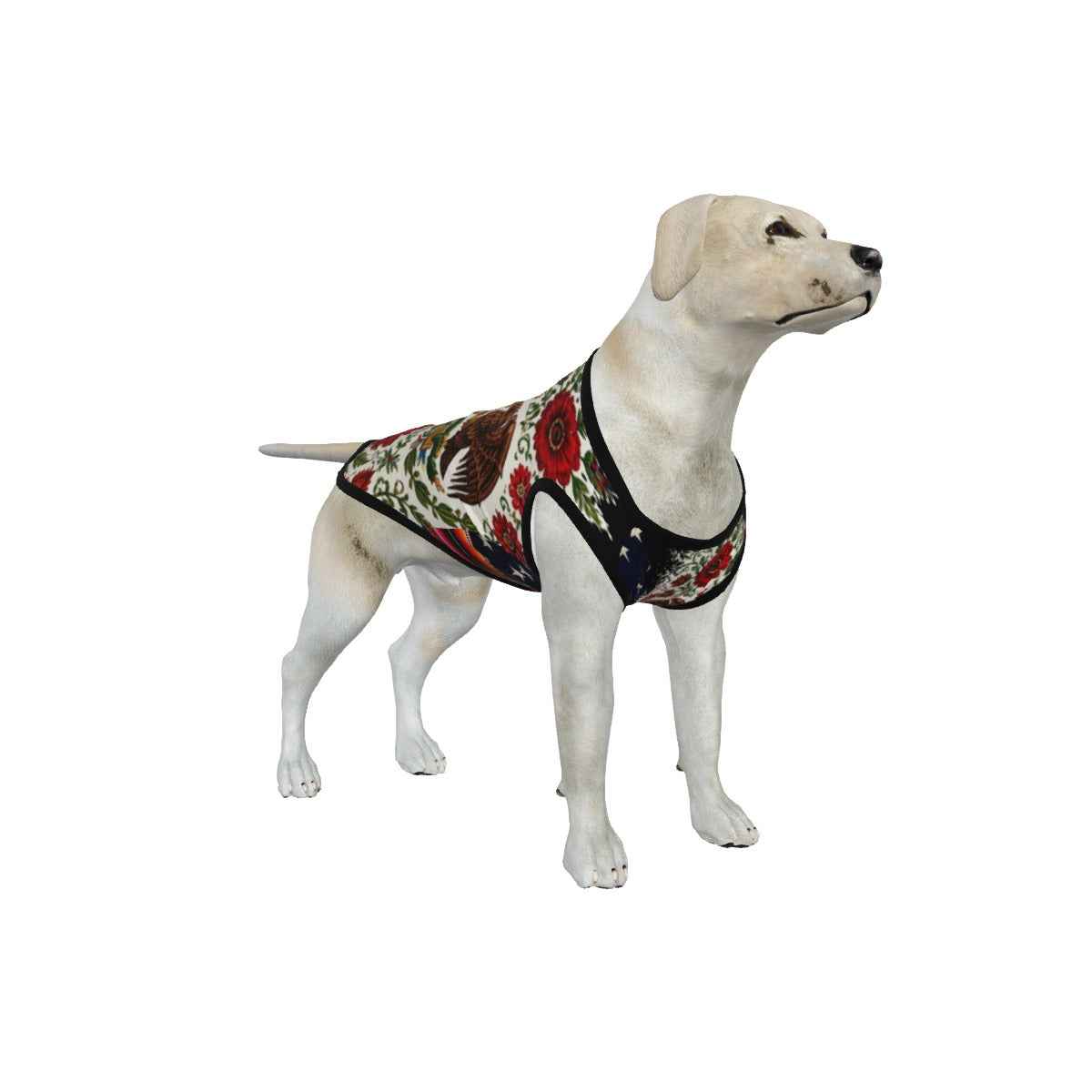Large Pet Tank Top USA and Mexico Culture Tee