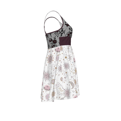 All-Over Print Women‘s Cross Cami Dress