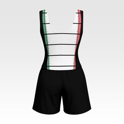 All-Over Print Shapewear Shorts Set