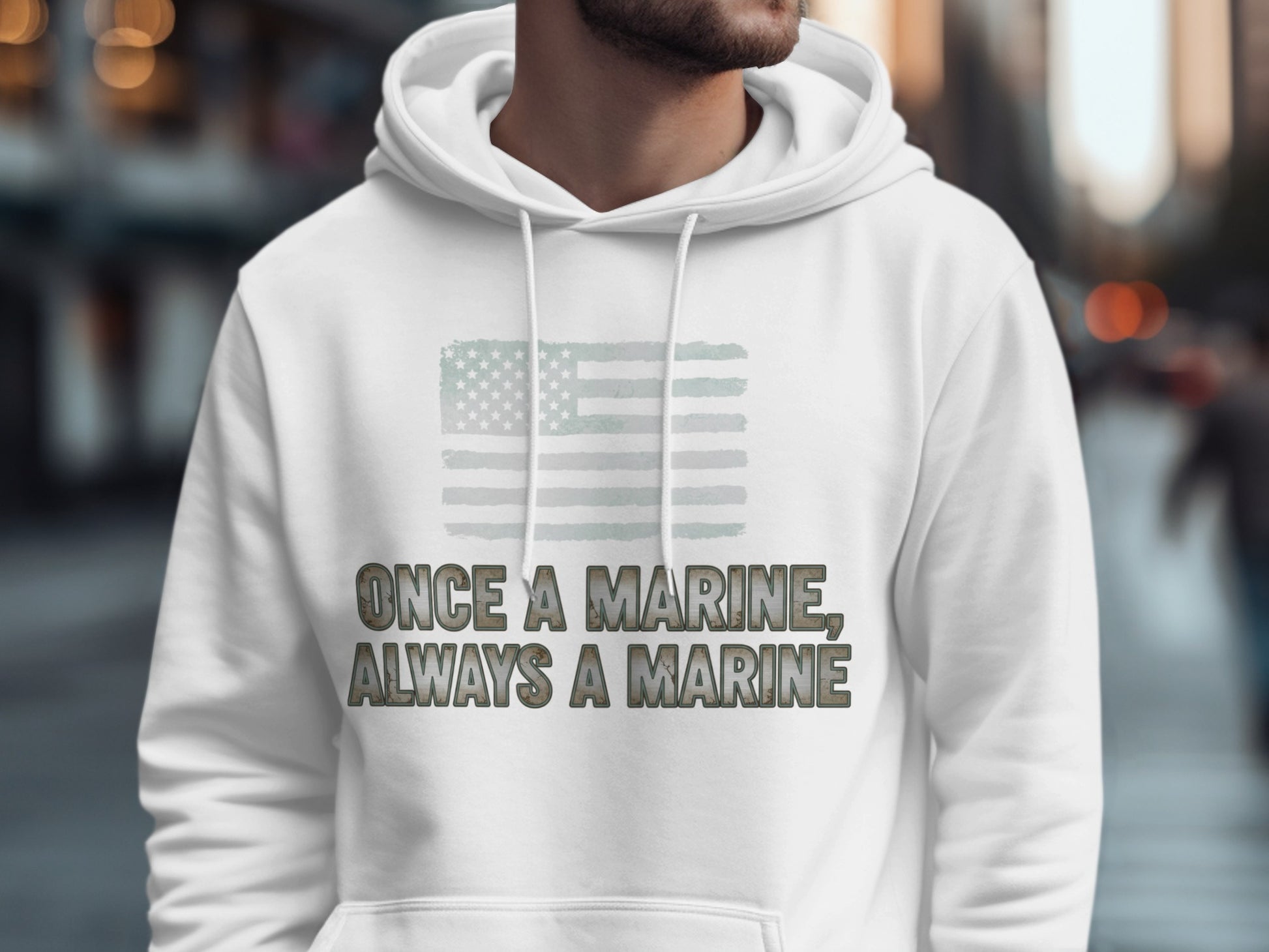 Once a Marine Always a Marine Hoodie