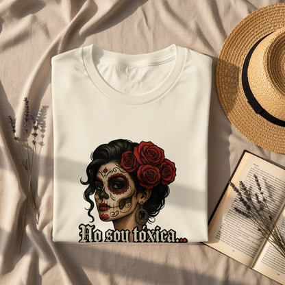 No soy tóxica graphic tee flower design product