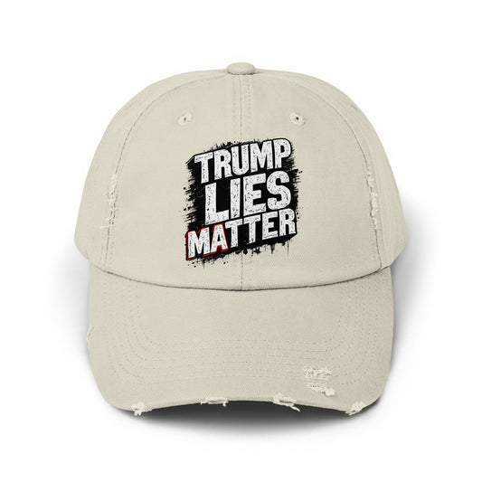 Trump Lies Matter Distressed Dad Hat product