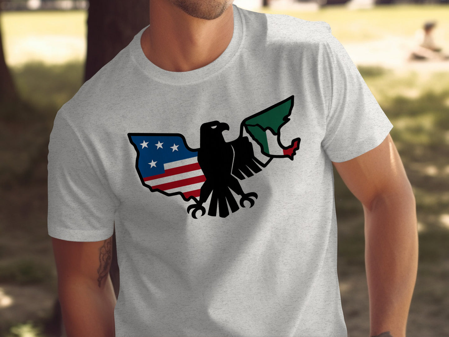 Patriotic Eagle Design Short Sleeve T-shirt product