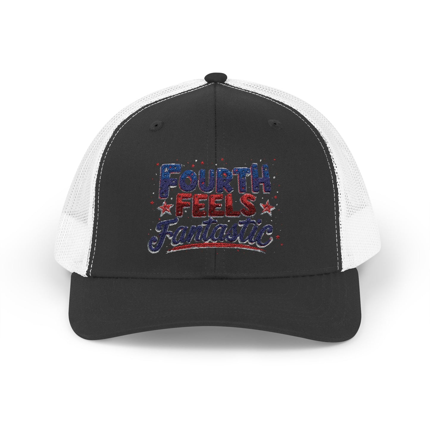 Fourth of July Celebration Snapback Cap - Patriotic Trucker Hat