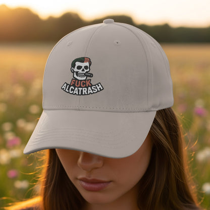 Skull Embroidered Fuck Alcatrash Hat Unisex product type