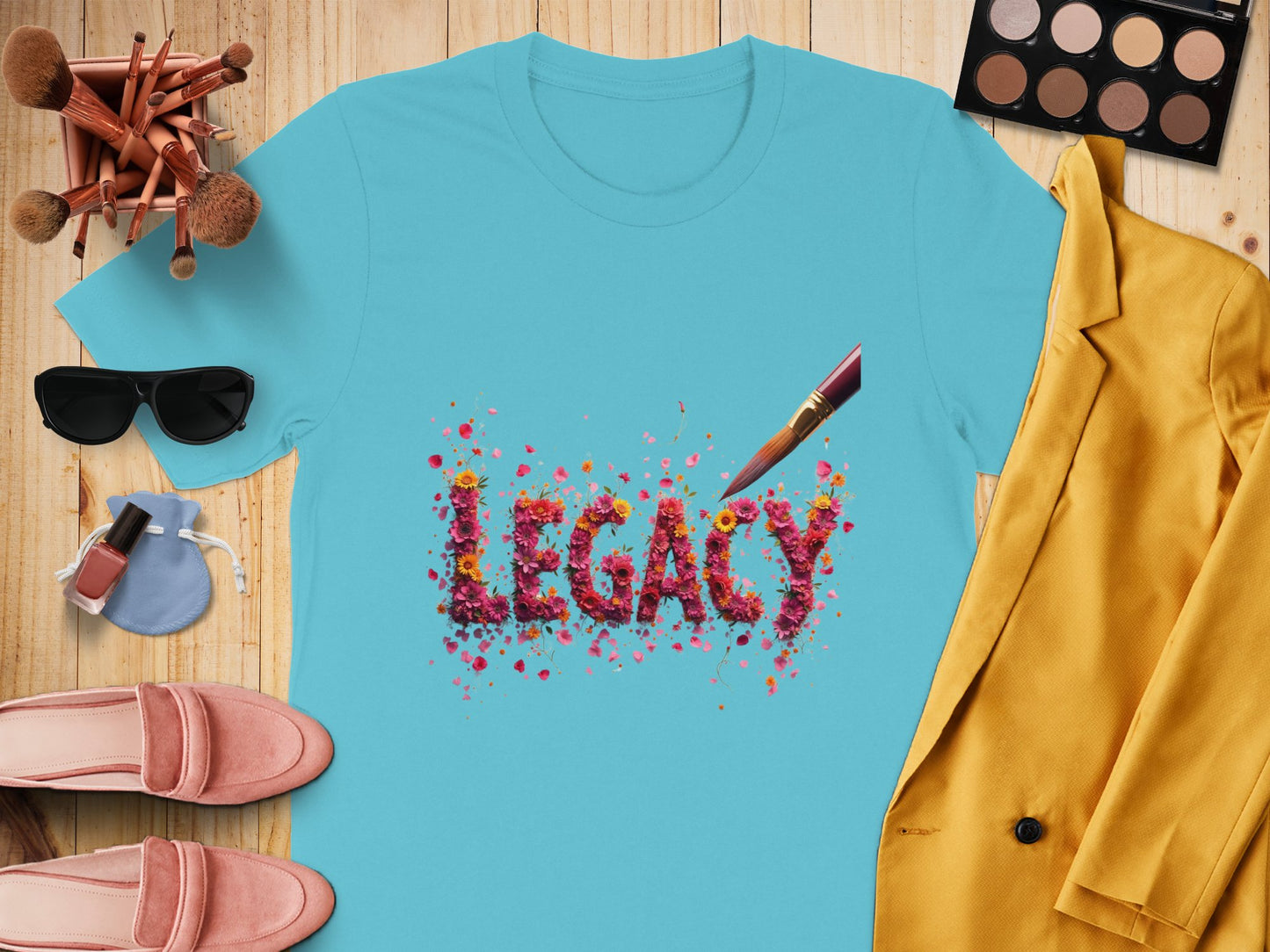 Colorful Legacy Design T-Shirt Unique Graphic product type