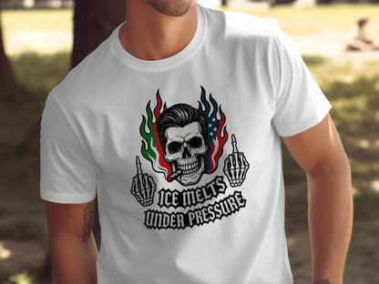 Ice Melts Under Pressure Design Printed T-Shirt Product