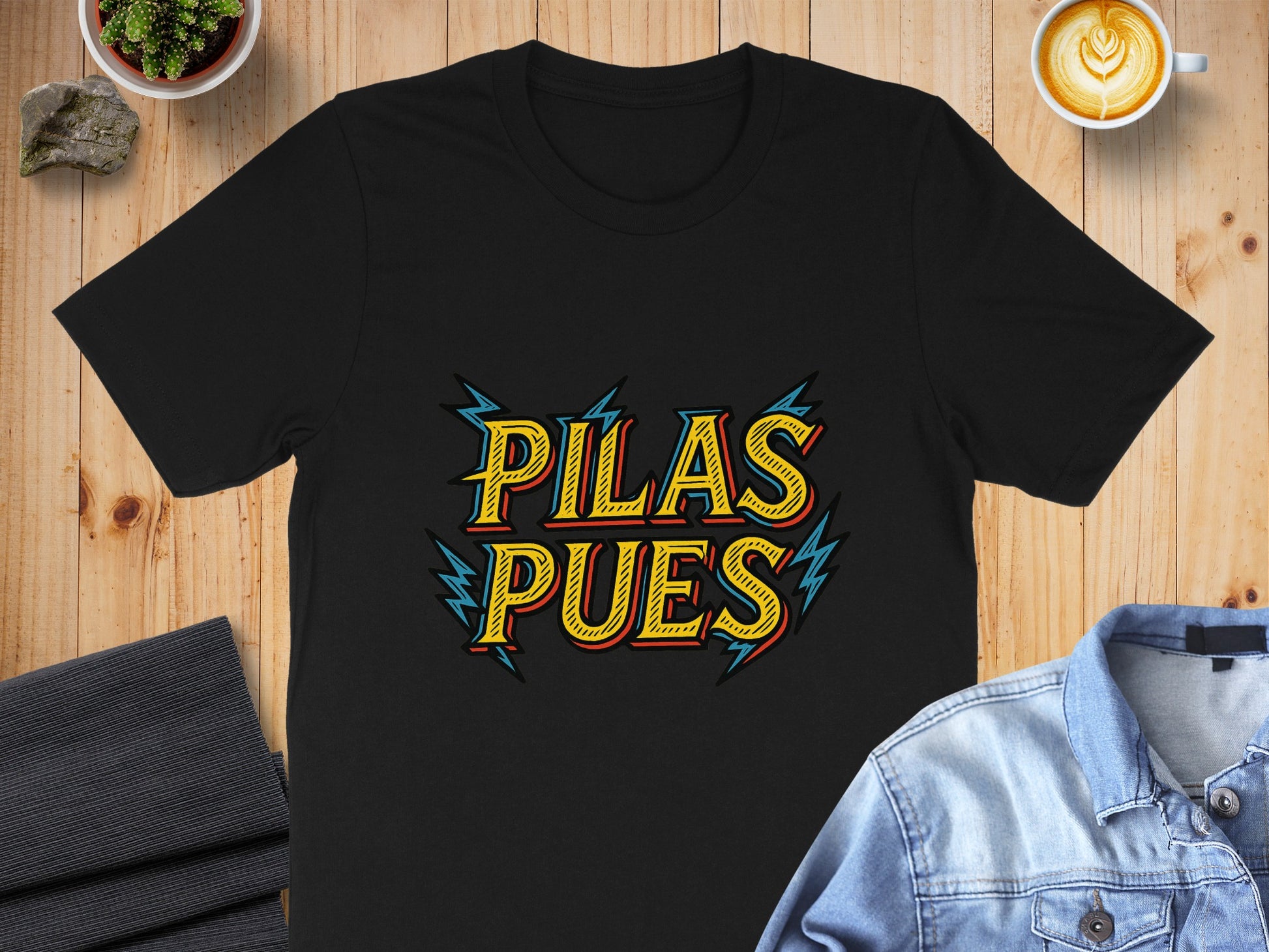 Pilas Pues Graphic T-Shirt Unique Design product type