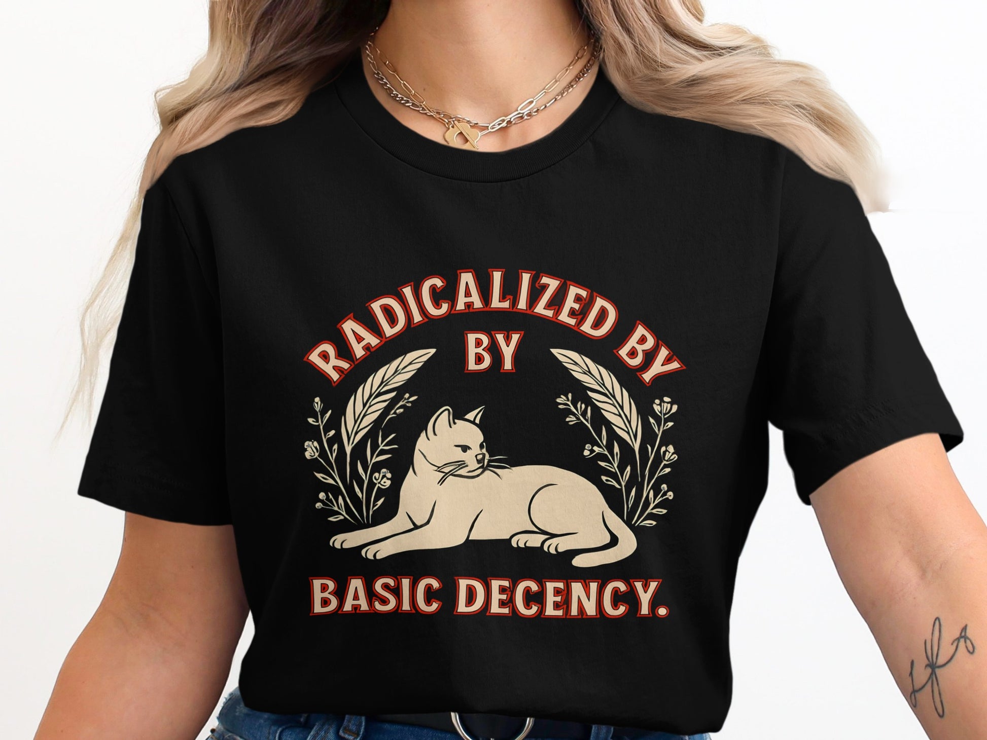 Radicalized by Basic Decency Graphic T-shirt product type