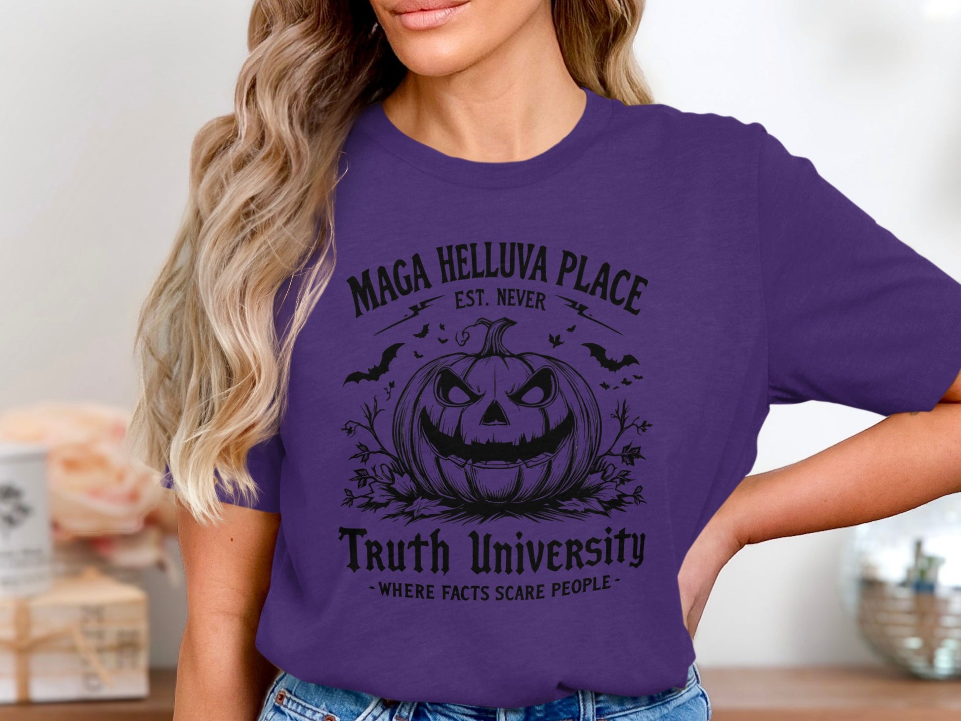 Maga Helluva Place Truth University shirt product